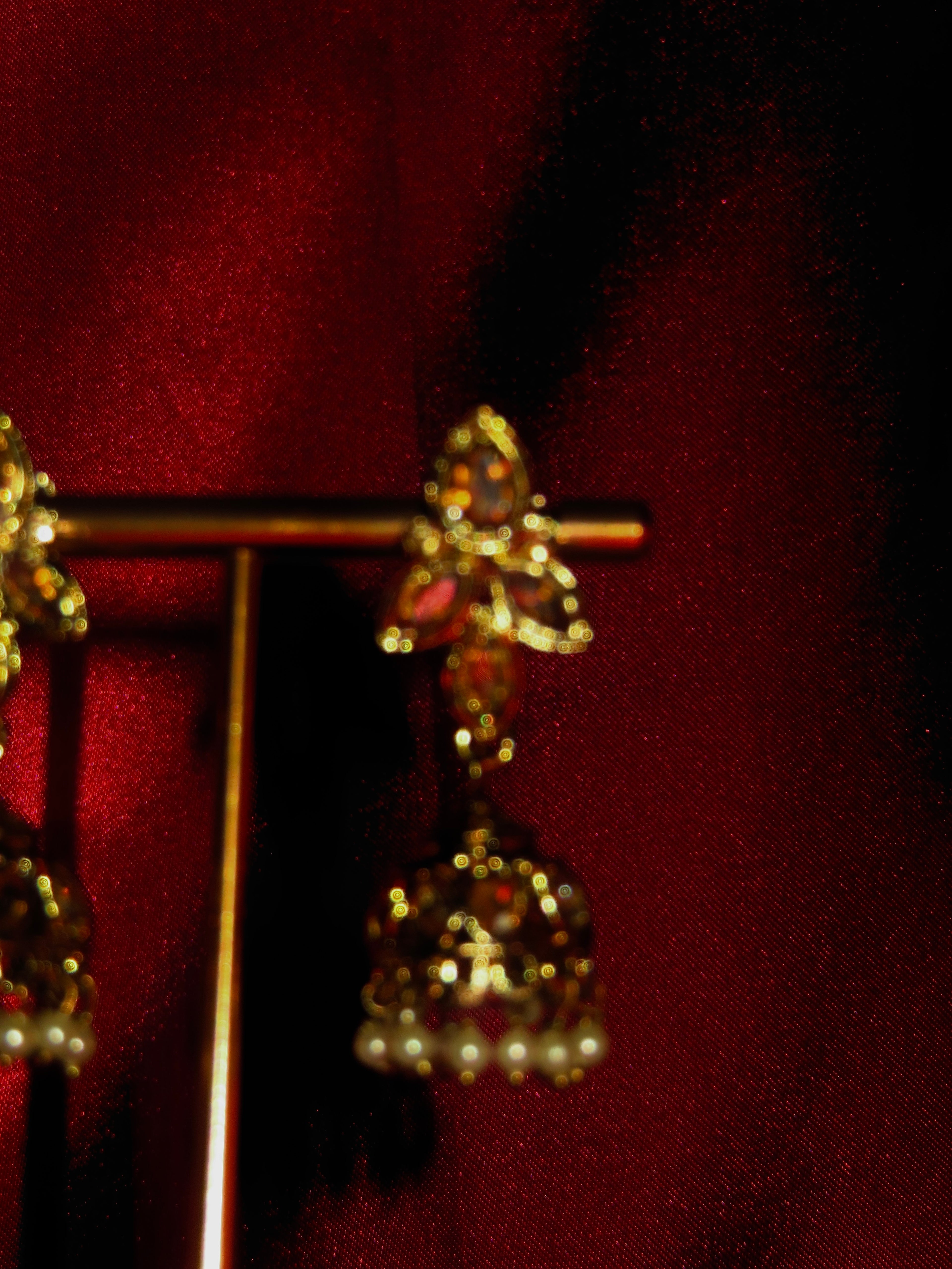 Sirius Earring - Kundan Jhumka
