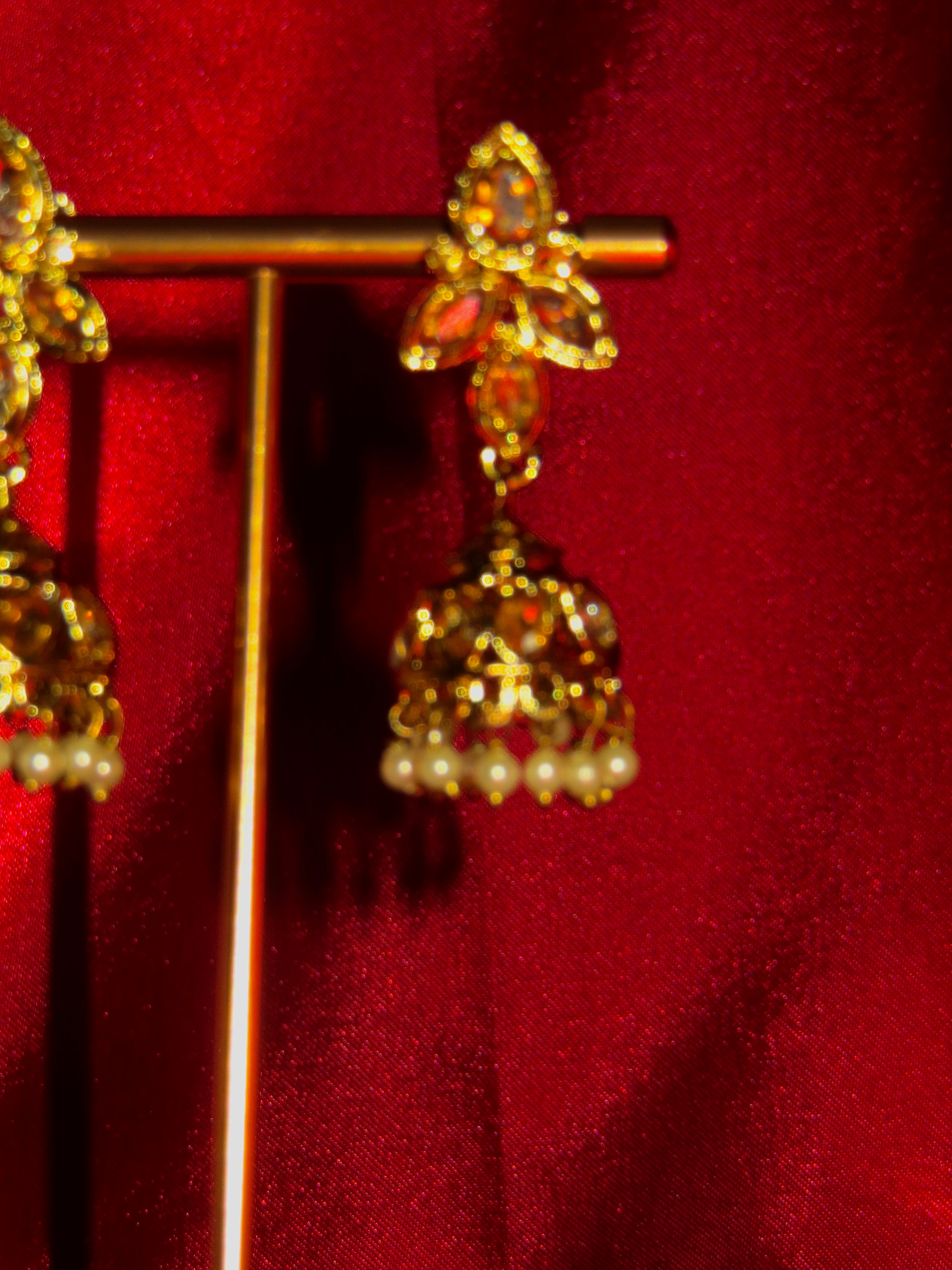 Sirius Earring - Kundan Jhumka