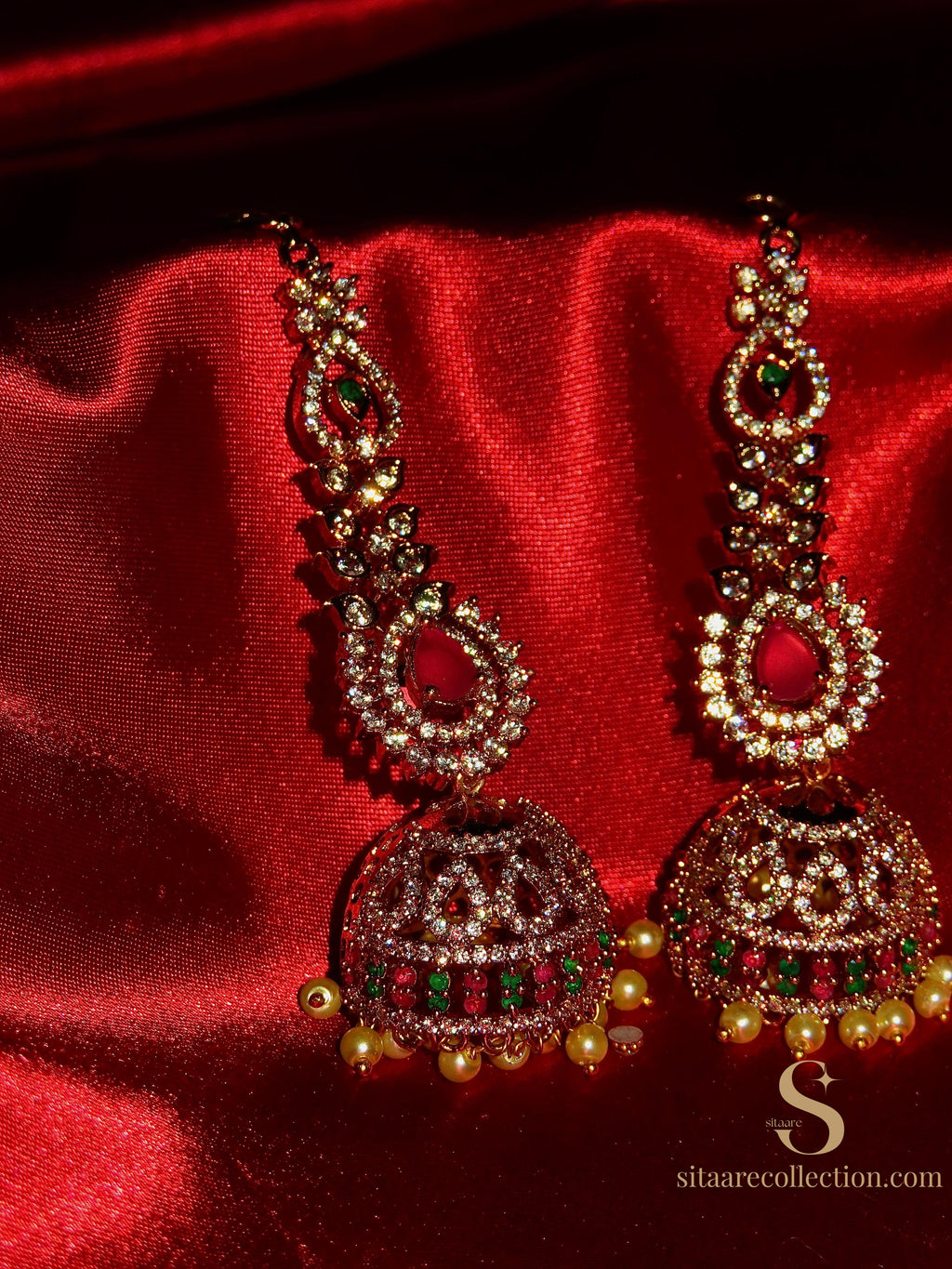 Ravisha Chain Stone Earrings