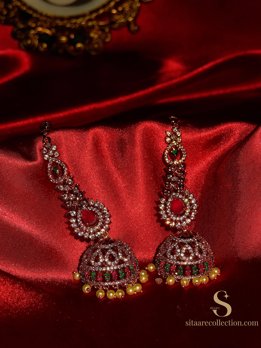 Ravisha Chain Stone Earrings