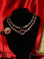 Nerina Floral 2 Layer Necklace Set