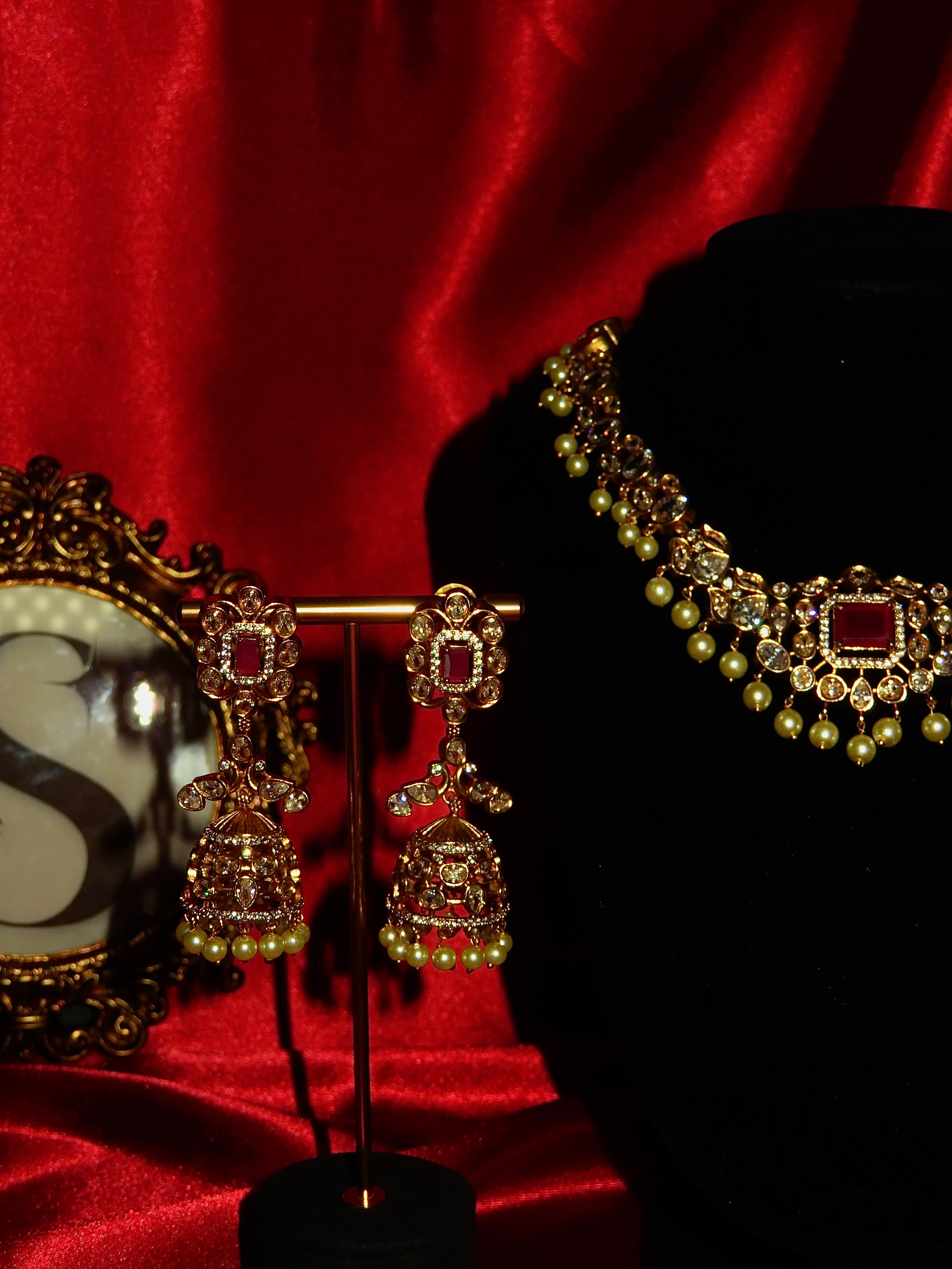 Aldebaran Ruby Necklace Set