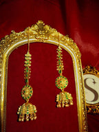 Zehra Stone & Pearl Jhumki Earrings