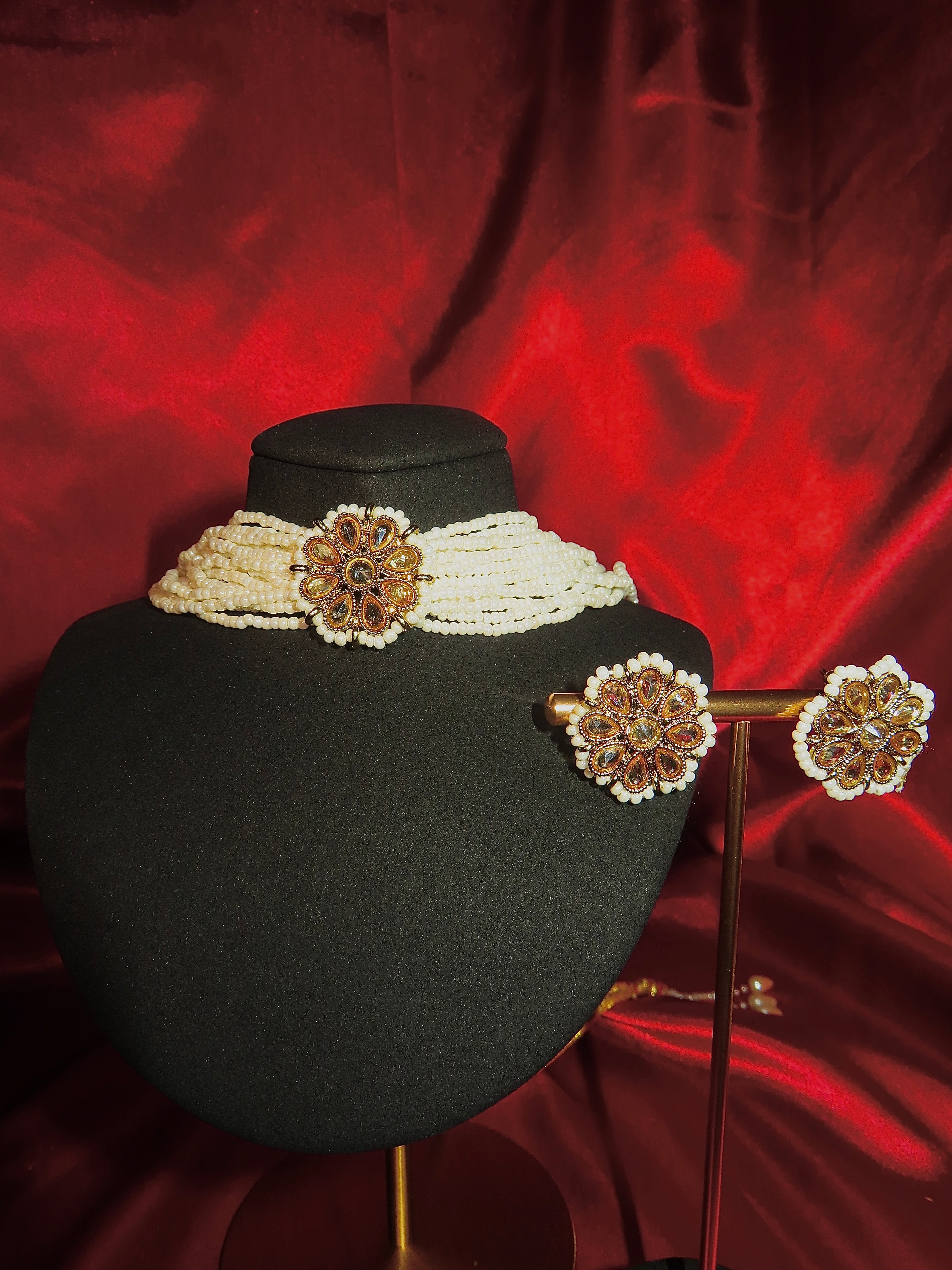 Shaula Choker Polki Set