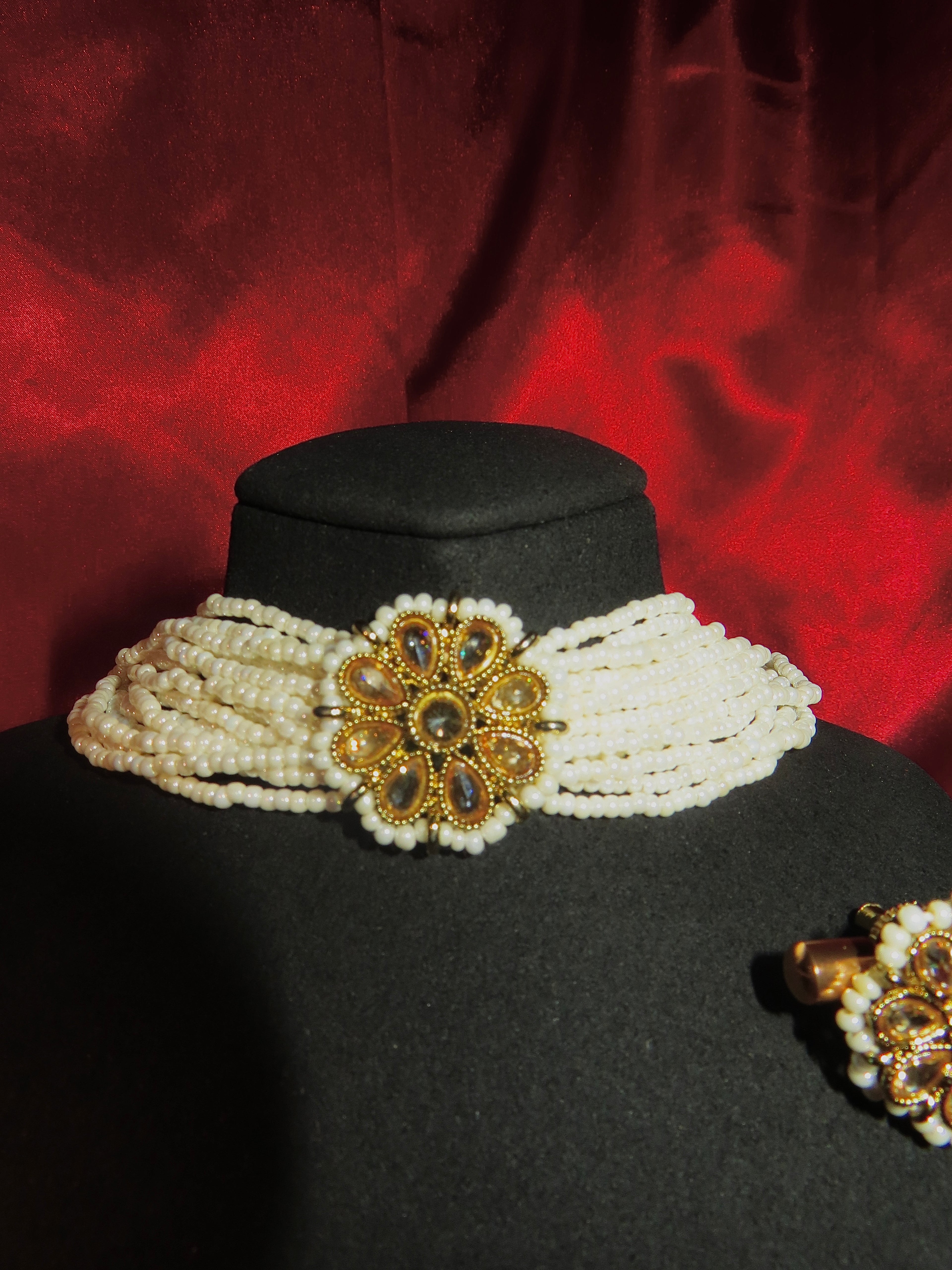Shaula Choker Polki Set