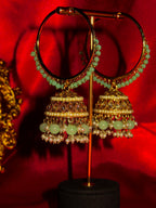 Vela  - Hoop Jhumka Polki Earring
