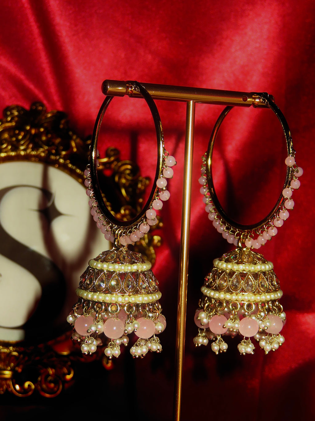 Vela  - Hoop Jhumka Polki Earring