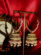 Vela  - Hoop Jhumka Polki Earring