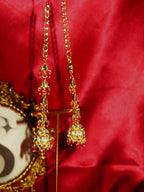 Rohini Chain Kundan Jhumka