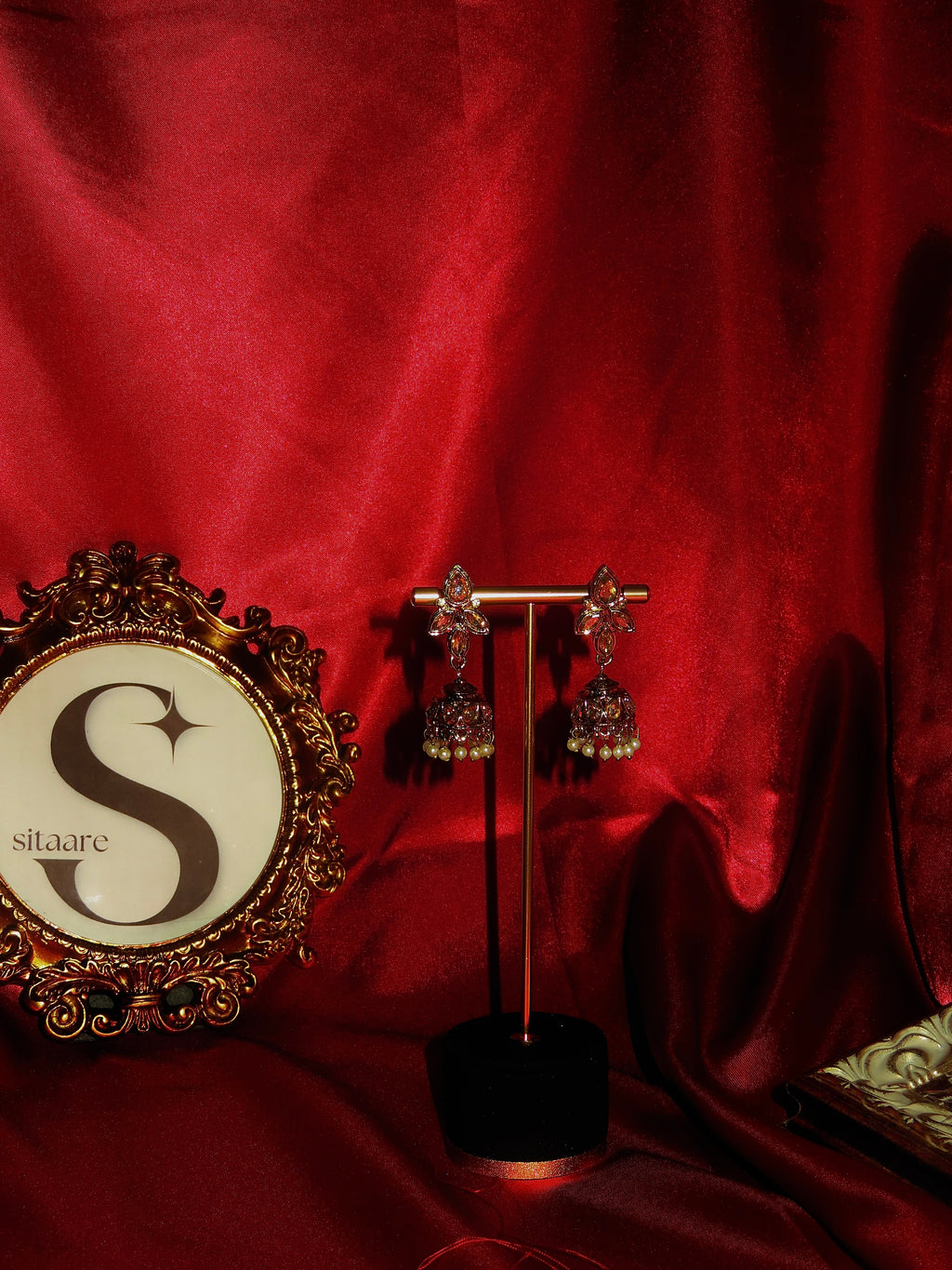 Sirius Earring - Kundan Jhumka