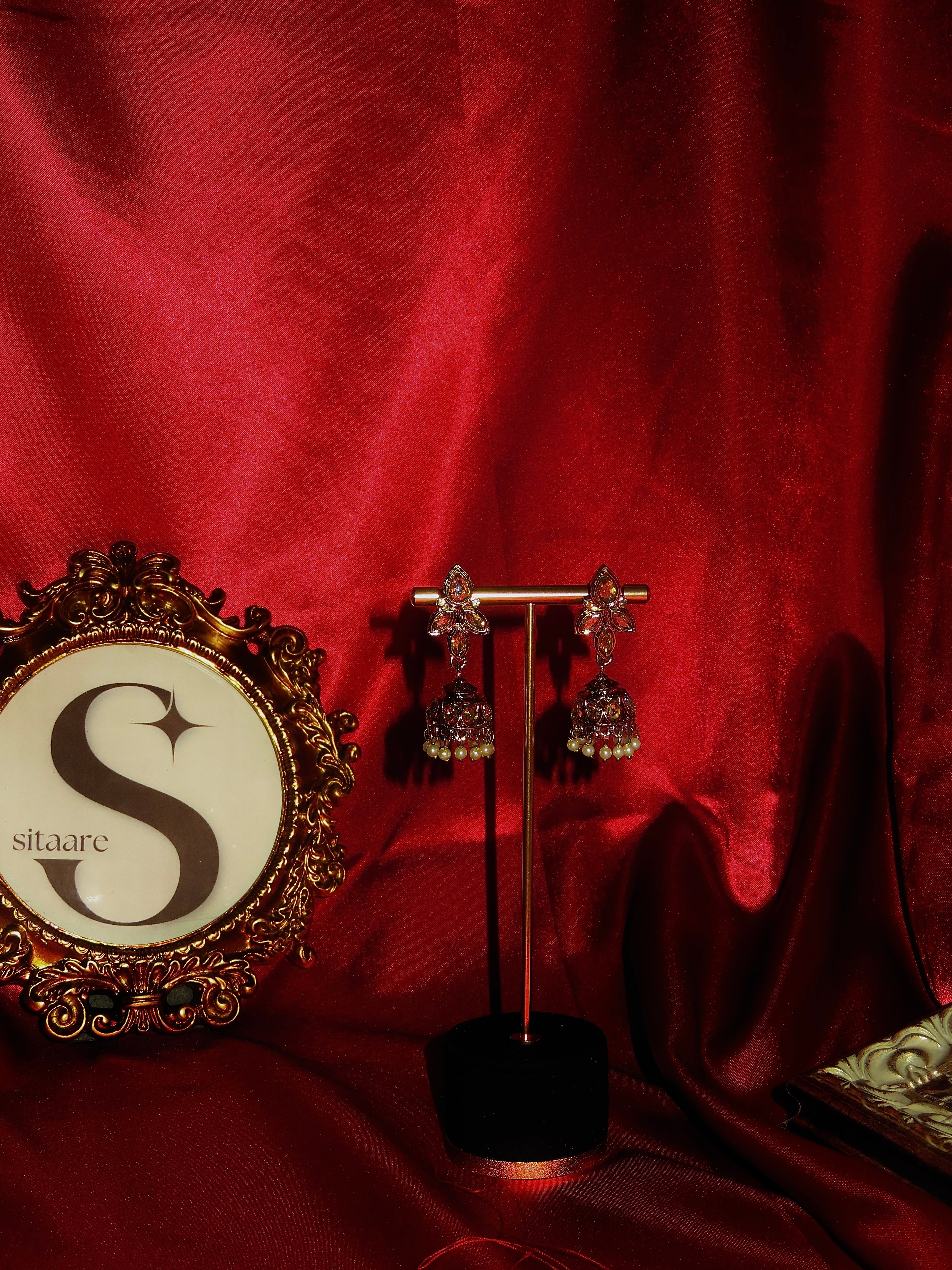 Sirius Earring - Kundan Jhumka
