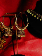 Selene White Polki Necklace Set