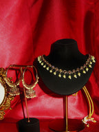 Selene White Polki Necklace Set