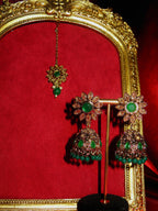 Elara Polki Jhumki & Tikka Set