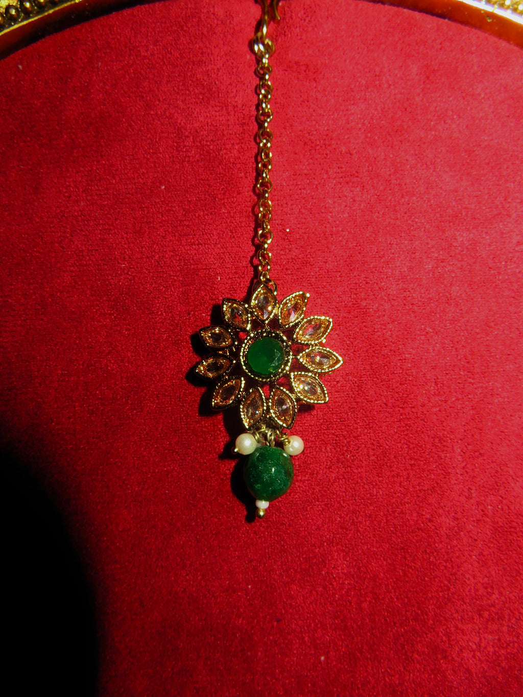 Elara Polki Jhumki & Tikka Set