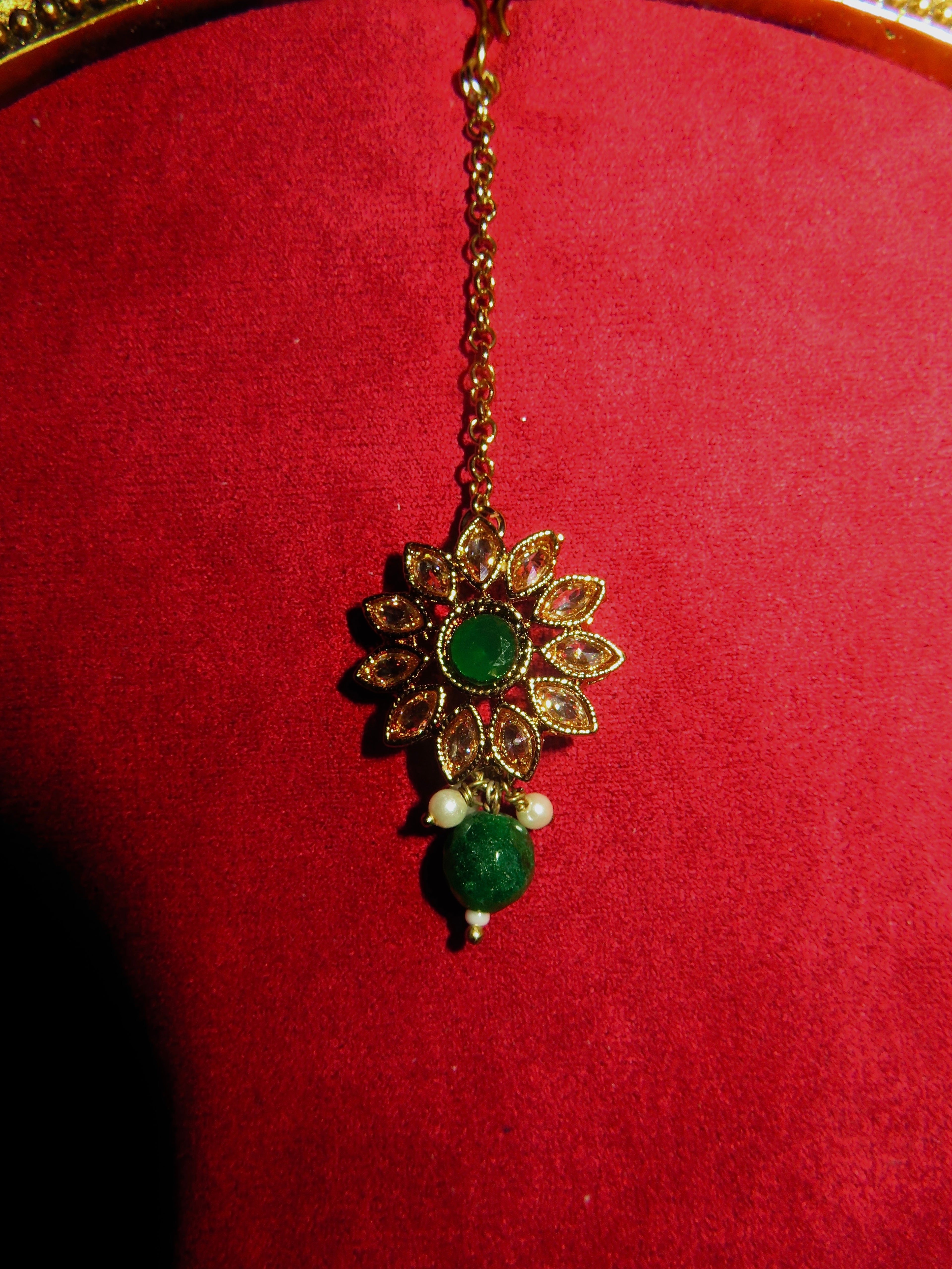Elara Polki Jhumki & Tikka Set