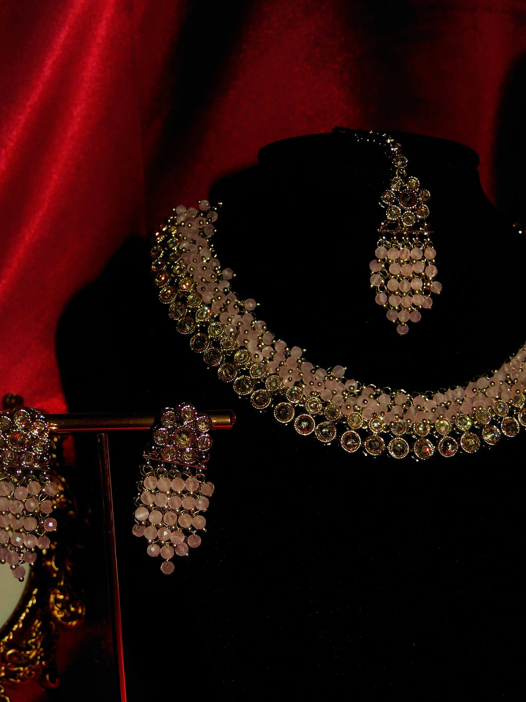 Lyra Polki Pearl Necklace