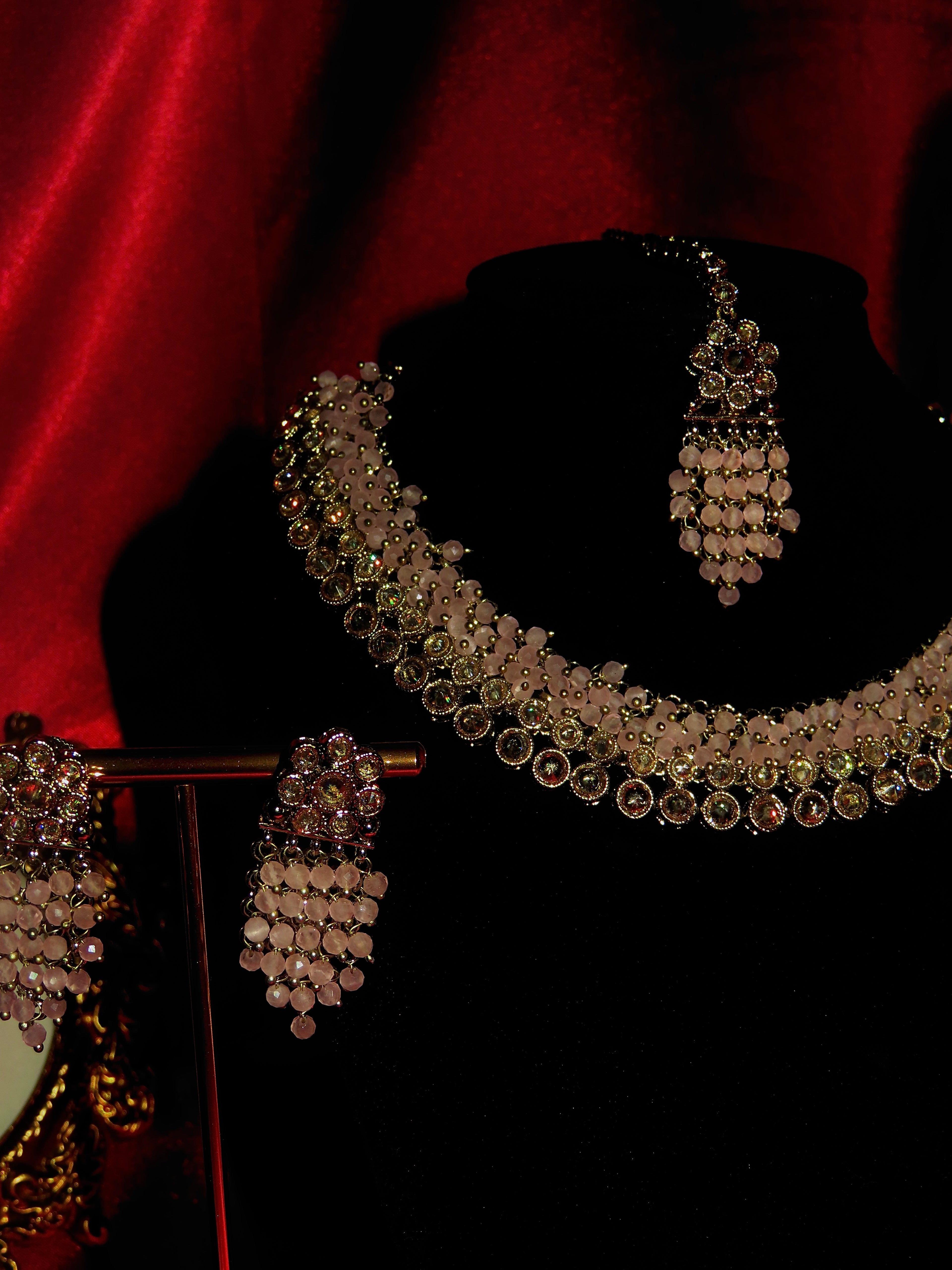 Lyra Polki Pearl Necklace