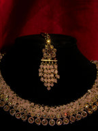 Lyra Polki Pearl Necklace