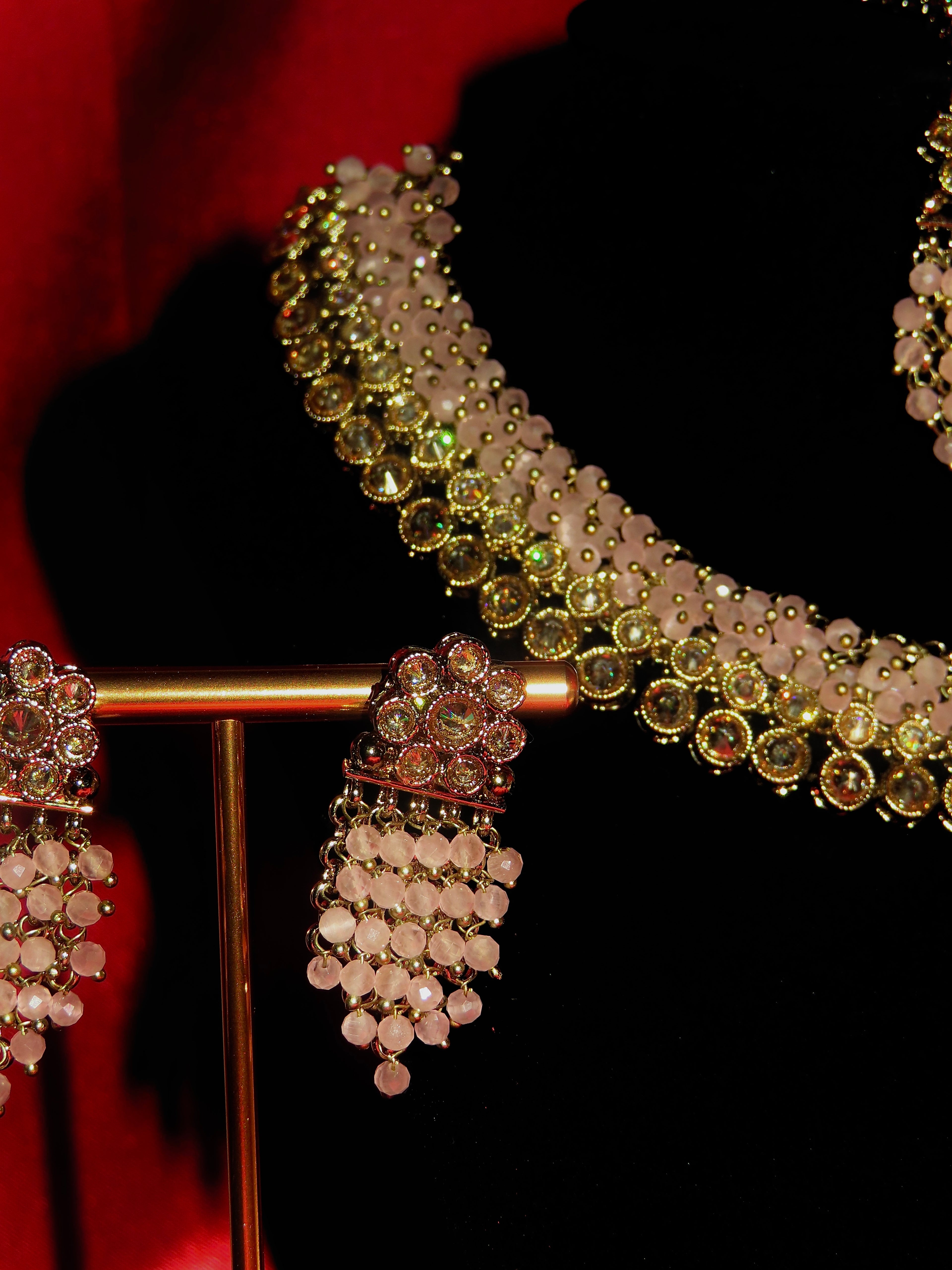 Lyra Polki Pearl Necklace