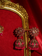 Elara Polki Jhumki & Tikka Set