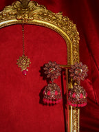 Elara Polki Jhumki & Tikka Set