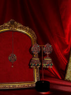 Noor Polki Jhumki & Tikka Set