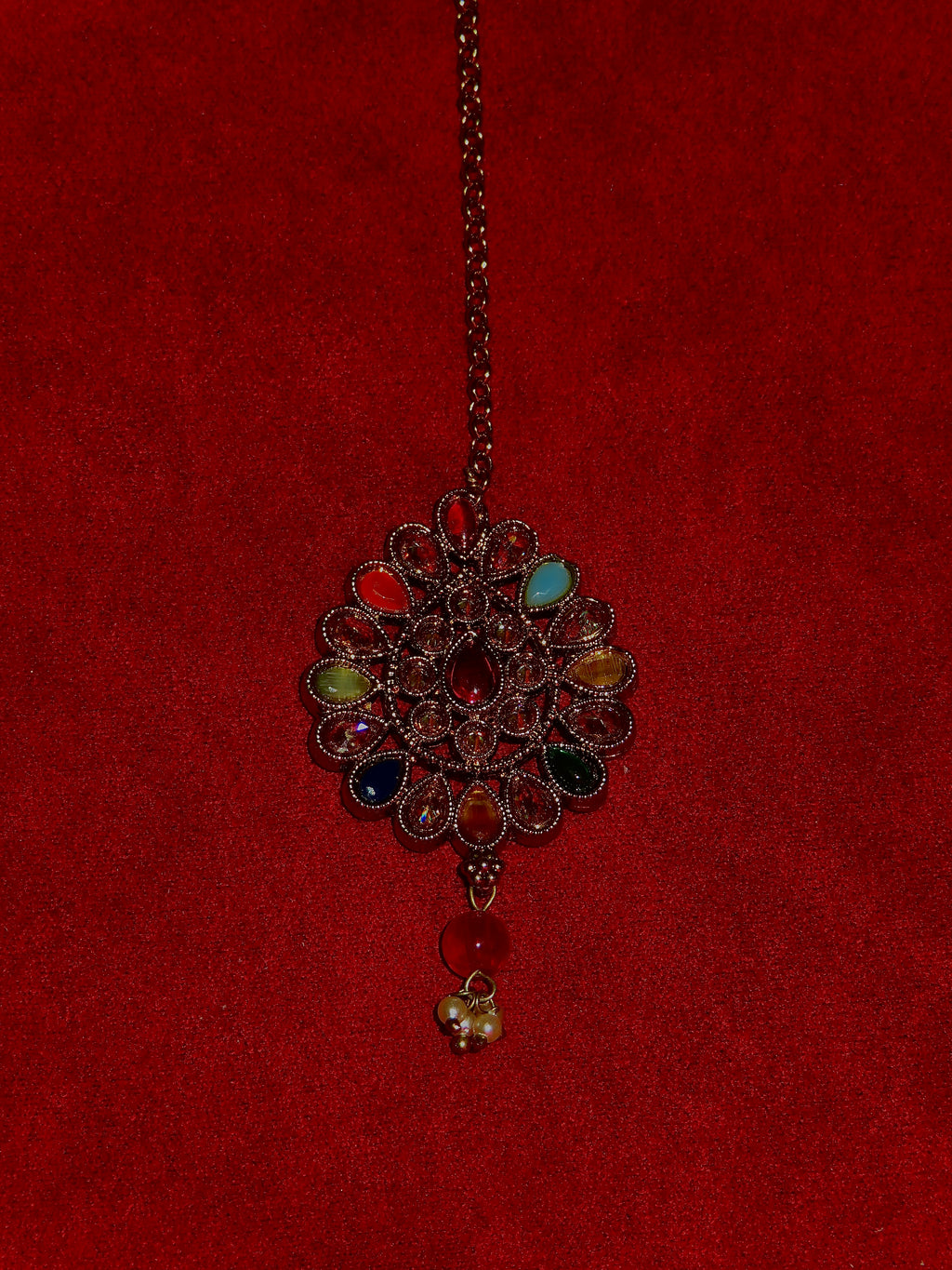 Noor Polki Jhumki & Tikka Set
