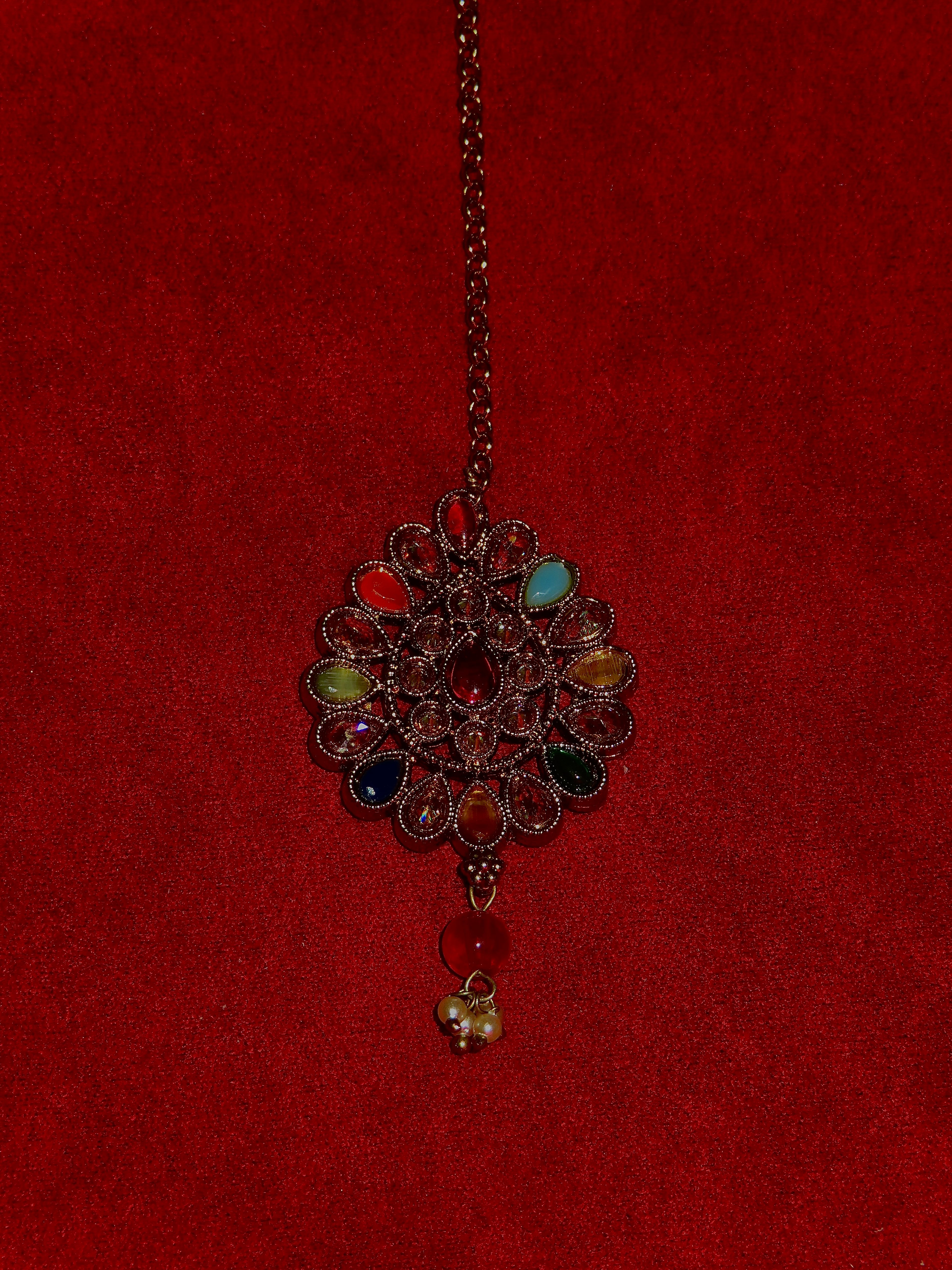 Noor Polki Jhumki & Tikka Set