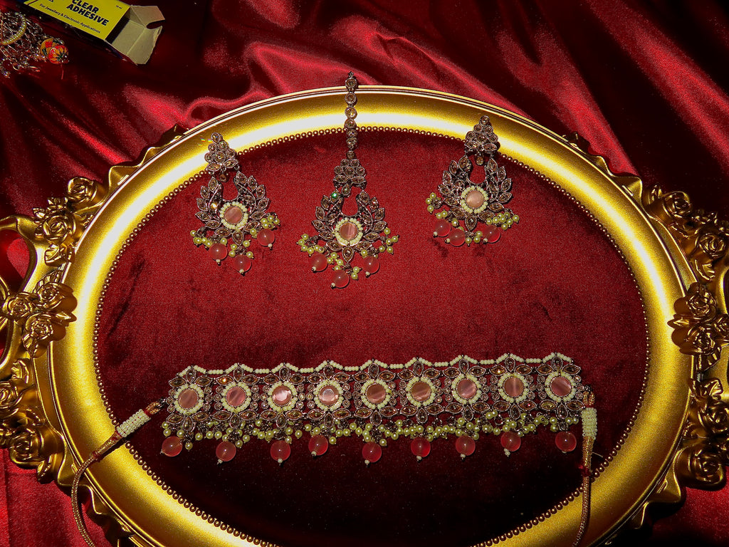 Callisto Polki Necklace Set