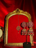 Noor Polki Jhumki & Tikka Set
