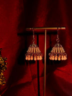 Selara Polki Pearl Jhumka Earrings