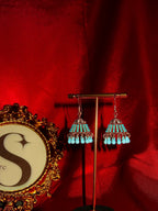 Selara Polki Pearl Jhumka Earrings