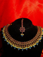 Cyra Polki Necklace Set